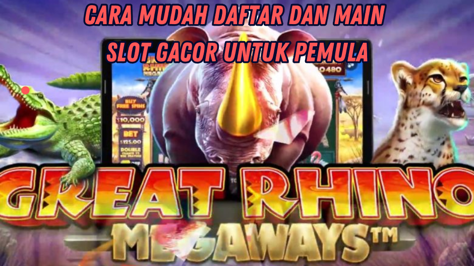 TRIK TERUS JACKPOT DI GREAT RHINO MEGAWAYS SLOT